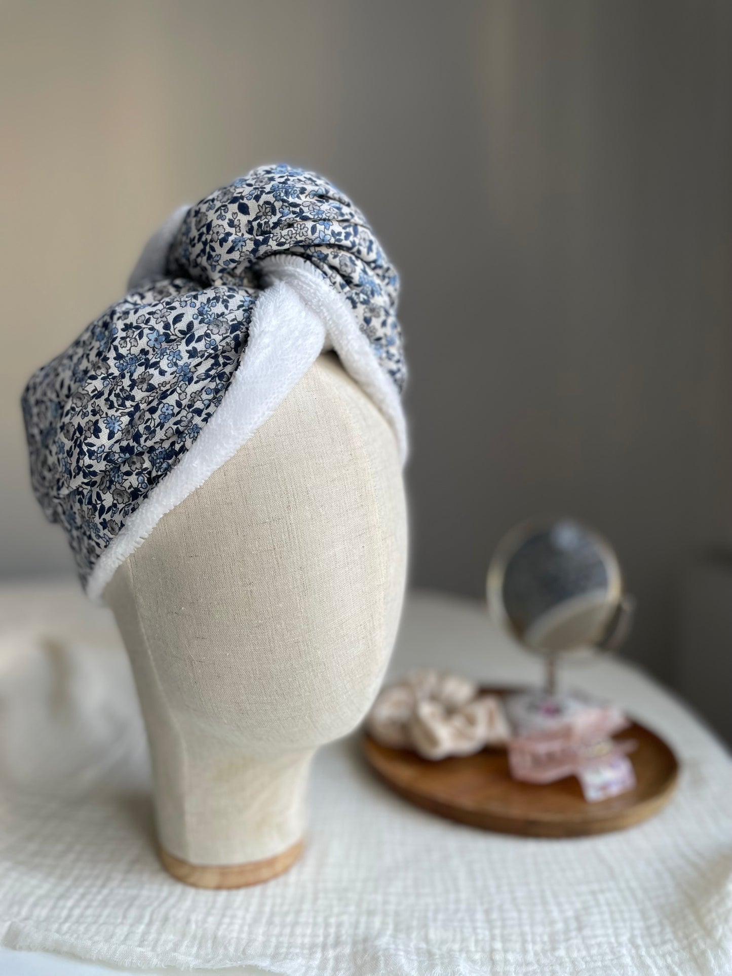 Serviette turban cheveux