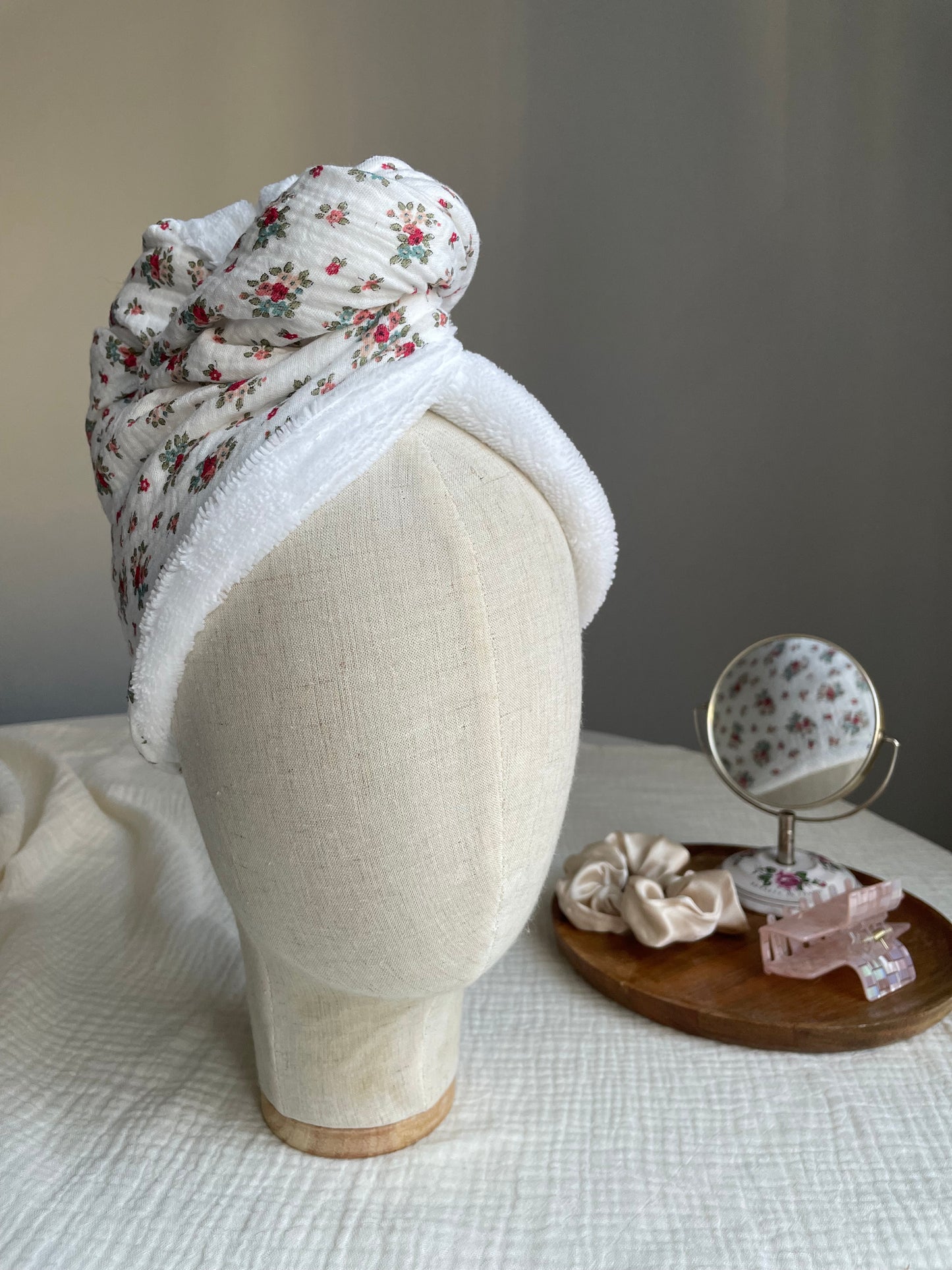 Serviette turban cheveux