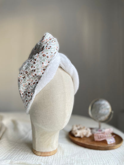 Serviette turban cheveux