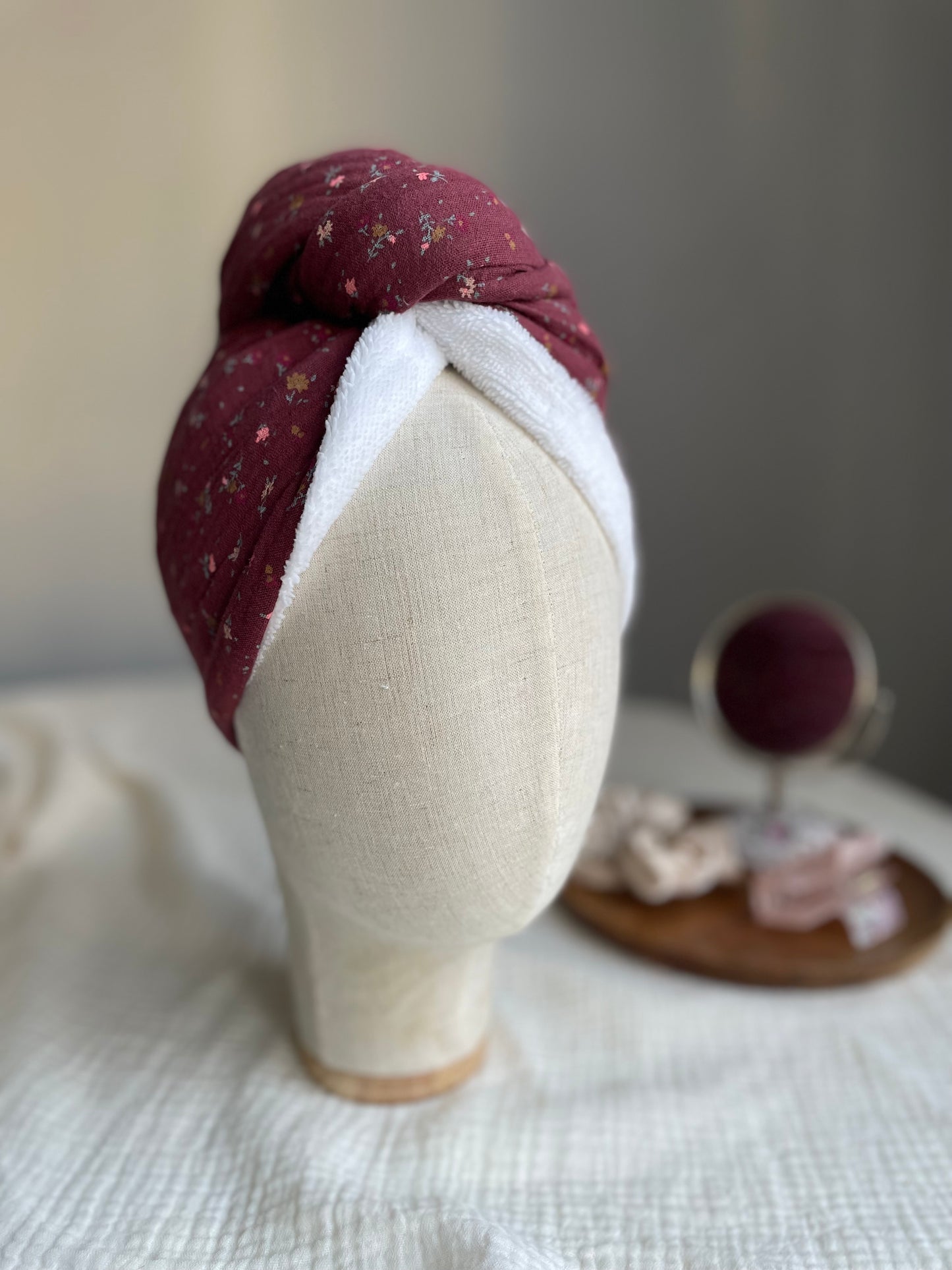 Serviette turban cheveux